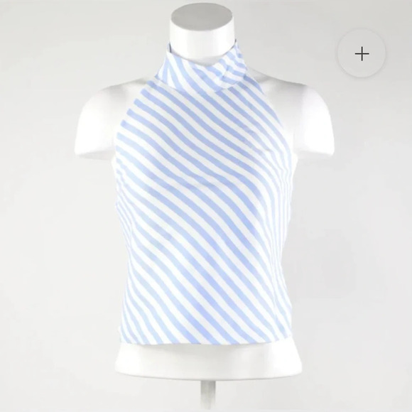 Finders Keepers Stripes Crop Top, size XS, excellent condition. Fully lined. - Picture 1 of 6